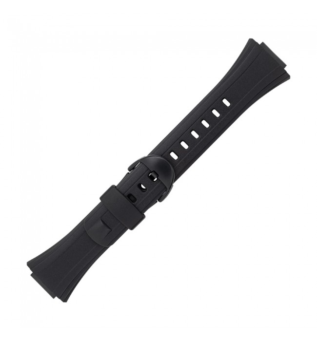 Casio black watch strap 10090624 for DB-E30-1AV, 16mm