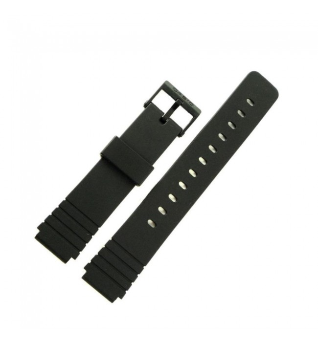 Casio black watch strap 10224223  for MW-57-7BVL, MW-57-7BVMQ, MW-57-7BVUL, 16mm