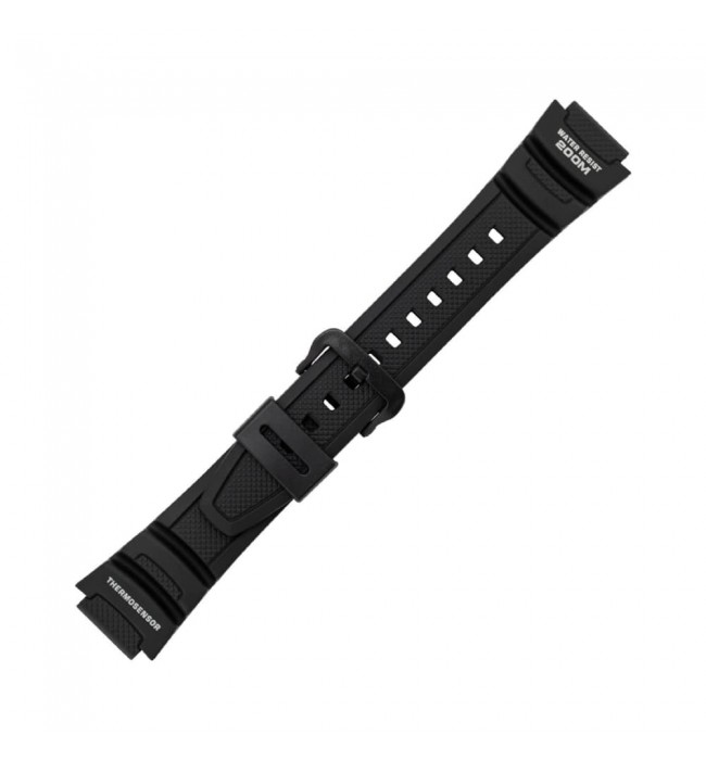 Casio black watch strap 10314483 for AQW-101-AV, 18mm