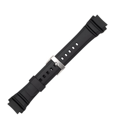 Casio black watch strap 10347967 for AMW-710-1AV, 20mm