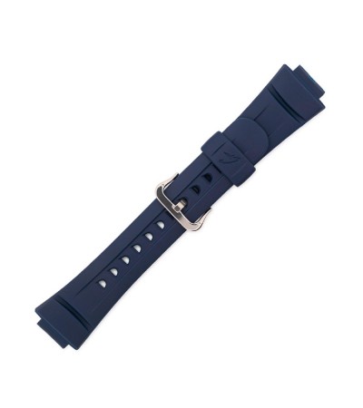 Casio blue watch strap 10093417 for G-2900-2, G-2900C-2V, G-2900F-2V, 16mm