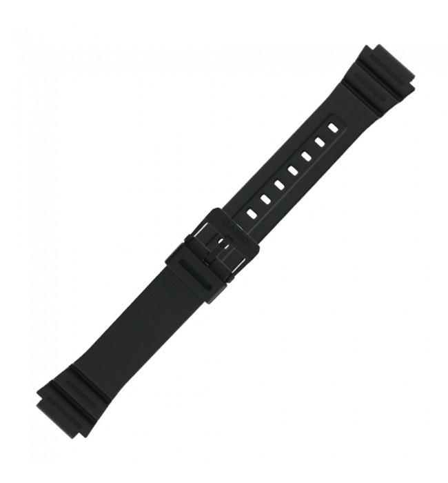Casio plastic black watch strap 10365960 for AE-1200, AE-1300, F-108, W-216H, 18 mm