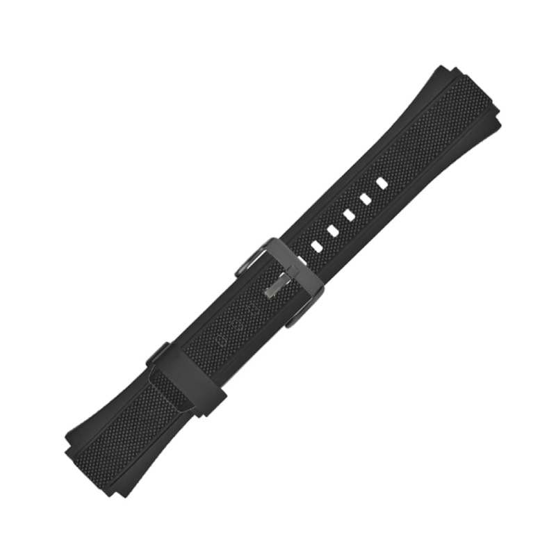 Черен пластмасов каишка за часовник Casio 10366009 Черен пластмасов каишка за часовник Casio 10366009