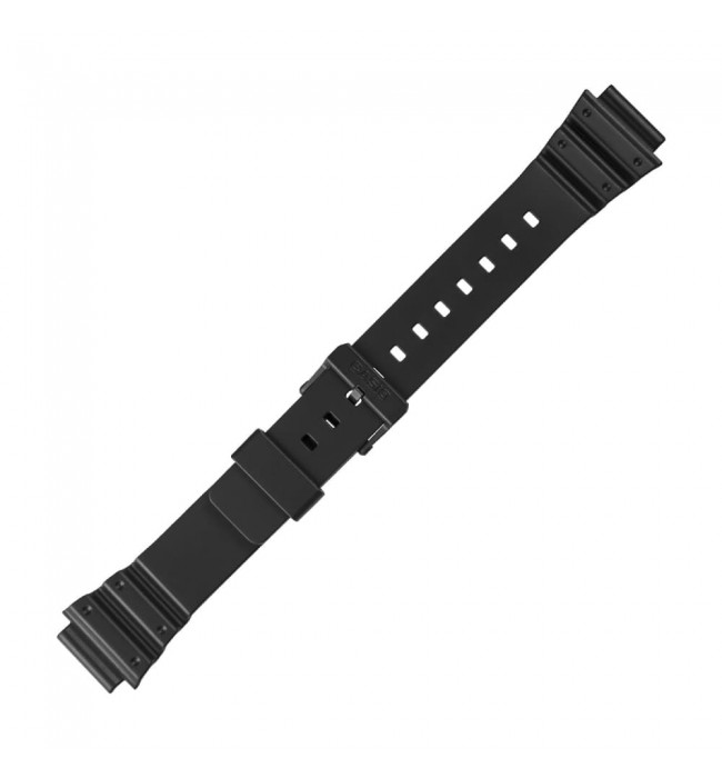Casio plastic black watch strap 10393907 for MRW-200H, MRW-200H-1EVEF, 18 mm