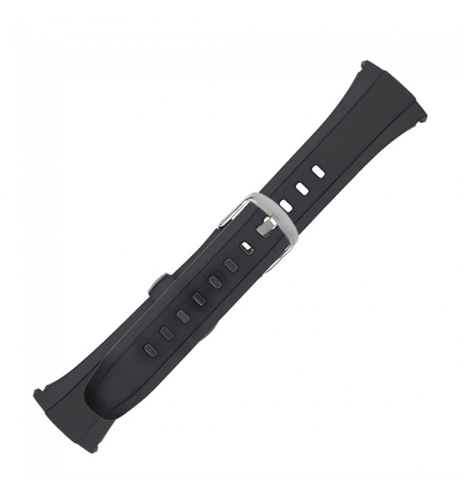 Casio plastic black watch strap 10408444 for WVA-M640, WVA-M650, WVQ-M410, 20 mm