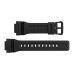 Черен пластмасов каишка за часовник Casio 28 мм 10452139
