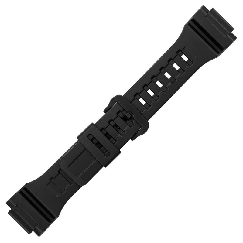 Черен пластмасов каишка за часовник Casio 28 мм 10452139 Черен пластмасов каишка за часовник Casio 28 мм 10452139