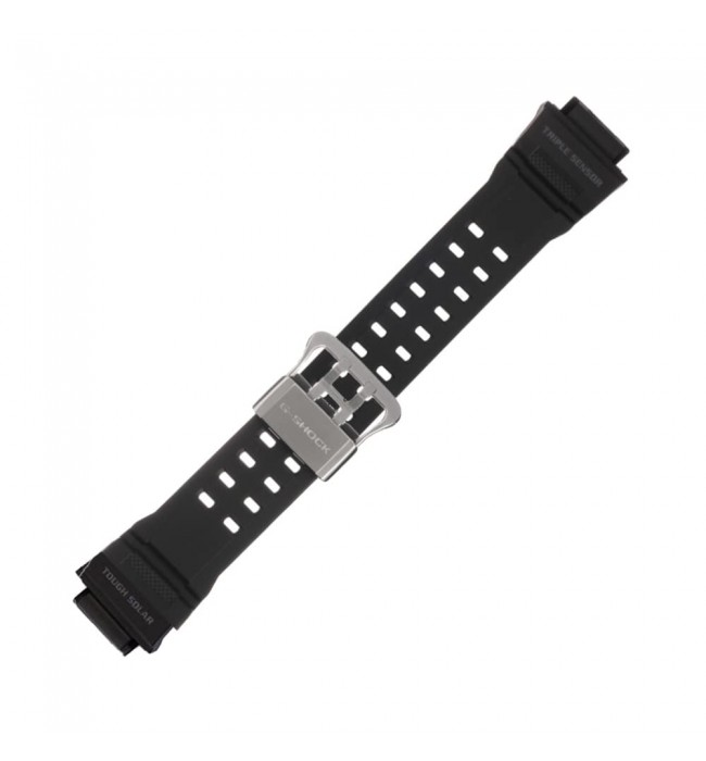 Casio plastic black watch strap 10455201 for GW-9400, GW-9400-1V, 16 mm