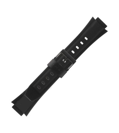 Casio plastic black watch strap 10572288 for LX-610, MW-600, 15 mm