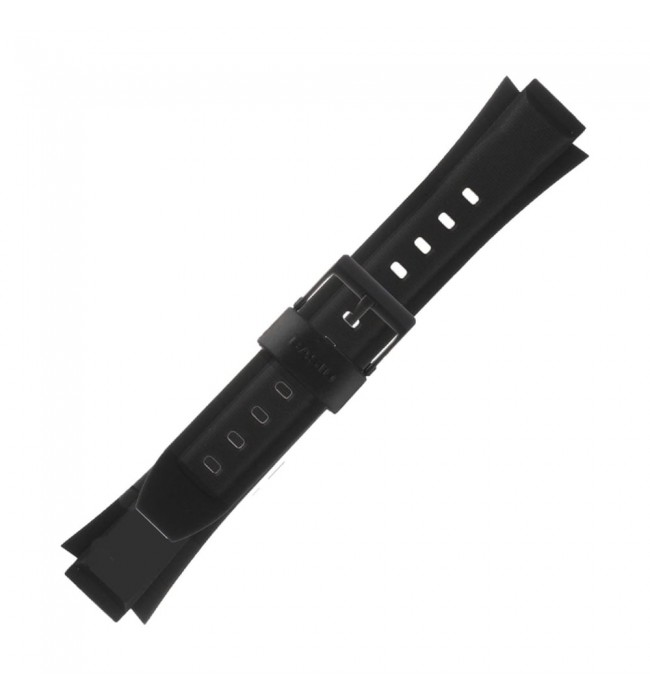 Casio plastic black watch strap 10572288 for LX-610, MW-600, 15 mm