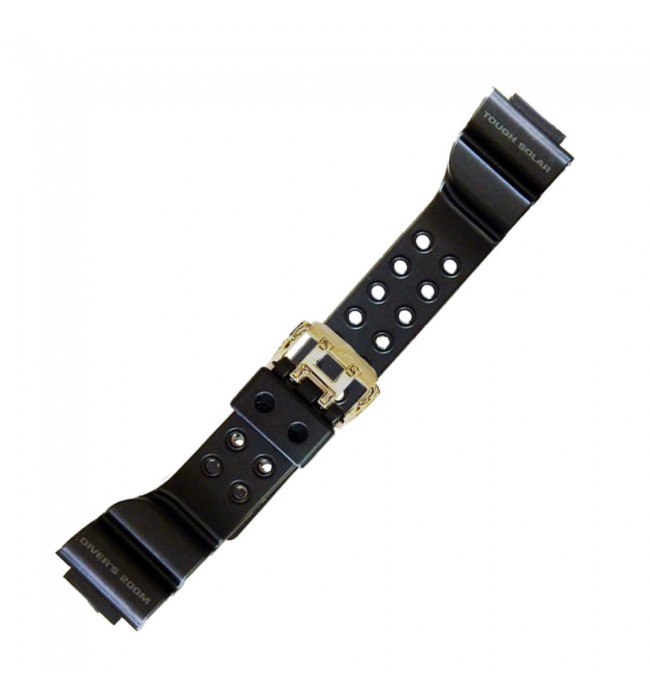 Casio plastic black watch strap 10642686 for GW-225A, 18 mm
