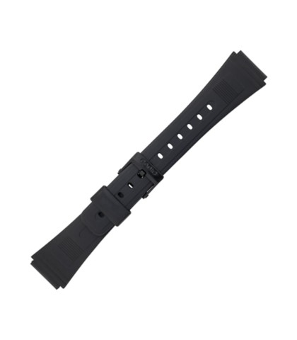 Casio plastic black watch strap 70603451 for DBA-80-1K, DBA-80-N1, DBA-80-N1D, 19 mm