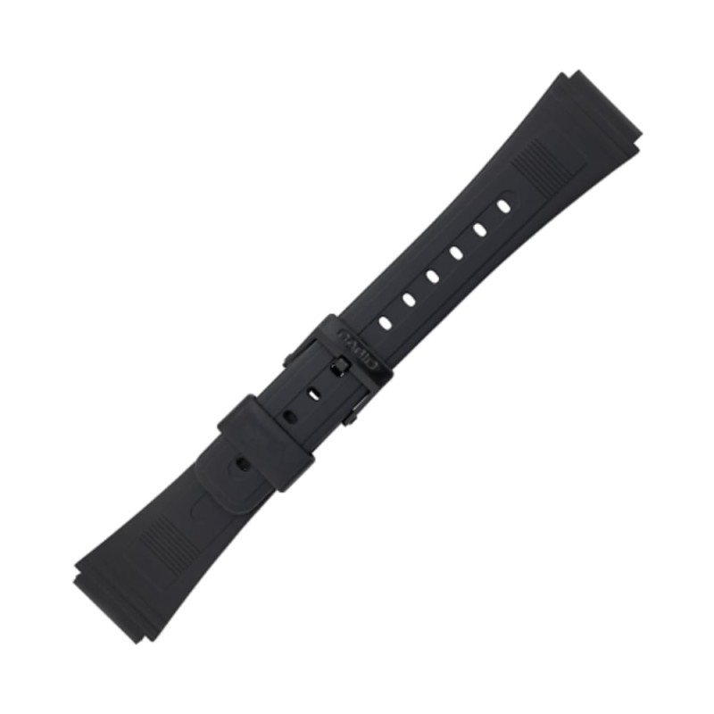 Черна пластмасова каишка за часовник Casio 70603451 19 мм Черна пластмасова каишка за часовник Casio 70603451 19 мм