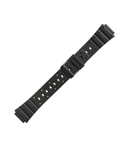 Casio plastic black watch strap 70610304 for SDB-500, TS-100, TS-200, 17 mm