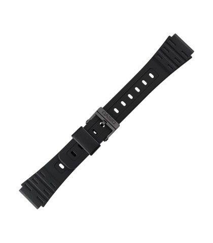 Casio plastic black watch strap 71604816 for W-59, W-59-1VD 18 mm