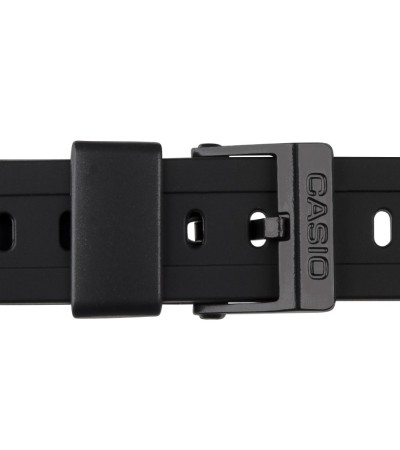 Casio plastic black watch strap 71604816 for W-59, W-59-1VD 18 mm