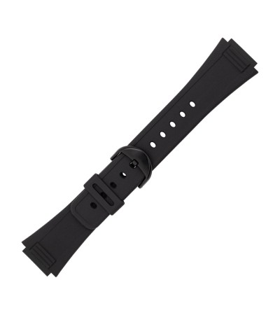 Casio plastic black watch strap 71607394 forDW-6900, DW-8700, G-6900, GW-6900, 16 mm