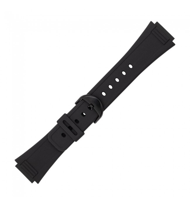 Casio plastic black watch strap 71607394 forDW-6900, DW-8700, G-6900, GW-6900, 16 mm
