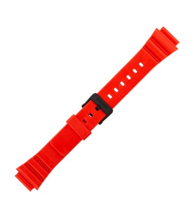 Casio plastic red watch strap 10460283 for MRW-200HC-4B