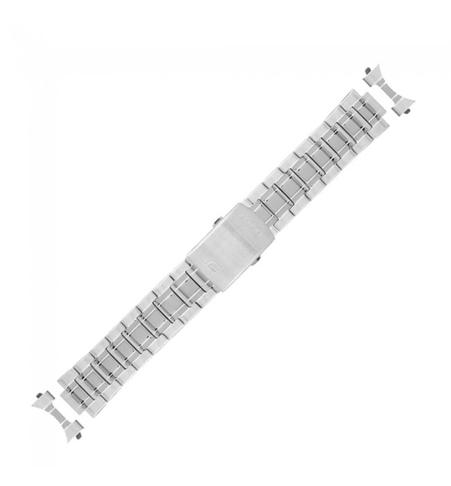 Casio stainless steel silver watch bracelet 10518247 for EFR-304D, EFR-304PG, 22 mm