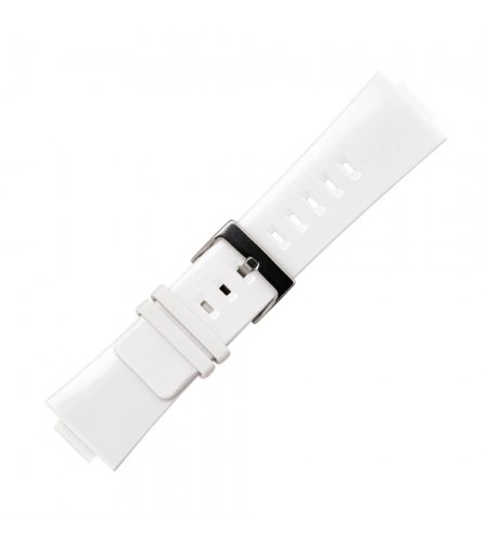 Бяла каишка за часовник Casio 15 мм ...