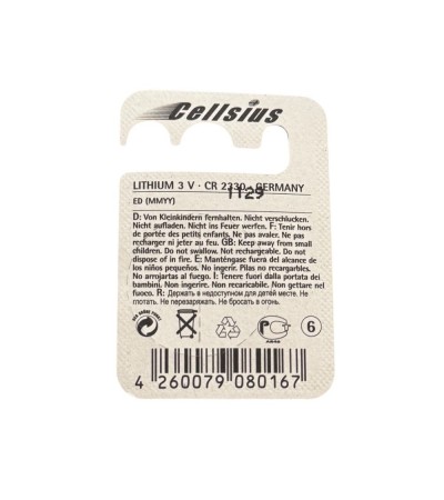 Cellsius CR2330 3V lithium cell battery