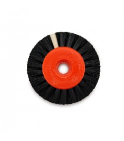 Circular brush, black chungking bristles, 2 rows, pointed, Ø 45 mm with plastic core