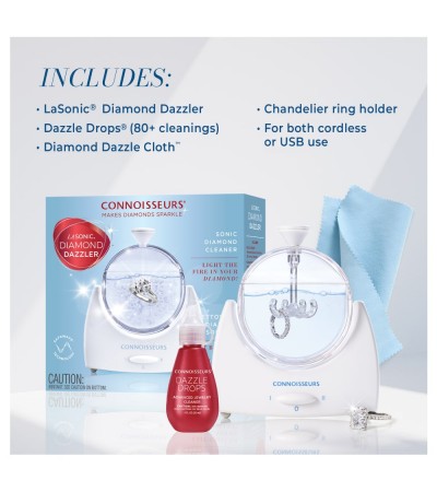 Connoisseurs LaSONIC diamond dazzler with drops CONN1405-3