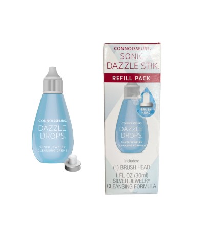 Connoisseurs Sonic Dazzle Stik Silver Jewelry refill pack 30 ml
