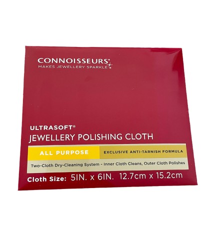 Connoisseurs Ultrasoft Jewellery Polishing Cloth CONN1057