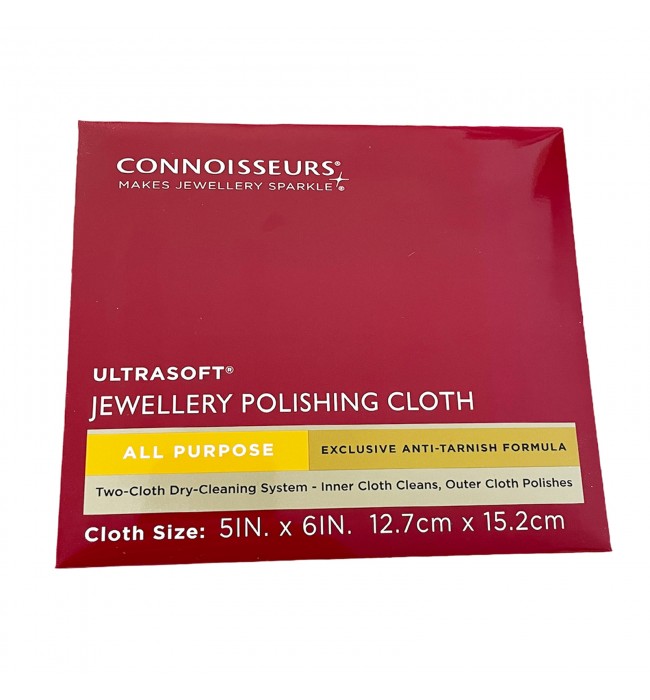 Connoisseurs Ultrasoft Jewellery Polishing Cloth CONN1057