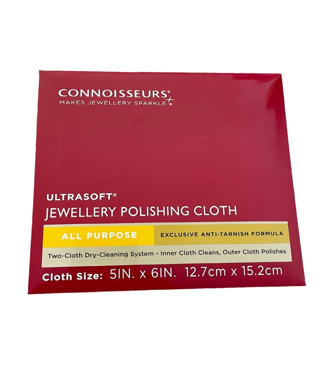 Connoisseurs Ultrasoft Jewellery Polishing Cloth CONN1057