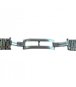 Corum Romvlvs watch bracelet steel and gold 18mm