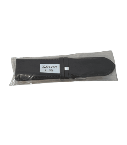 Polo Soft Calf Leather Strap 28mm – Dark Brown, Smooth, With Stitches