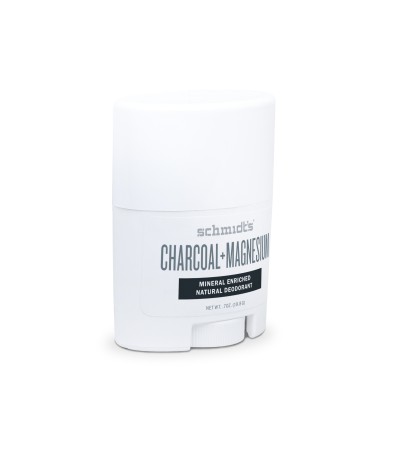 Schmidt's Naturals Charcoal Magnesium Deodorant Stick - Travel Size