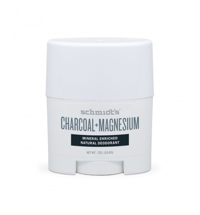 Schmidt's Naturals Charcoal Magnesium Deodorant Stick - Travel Size