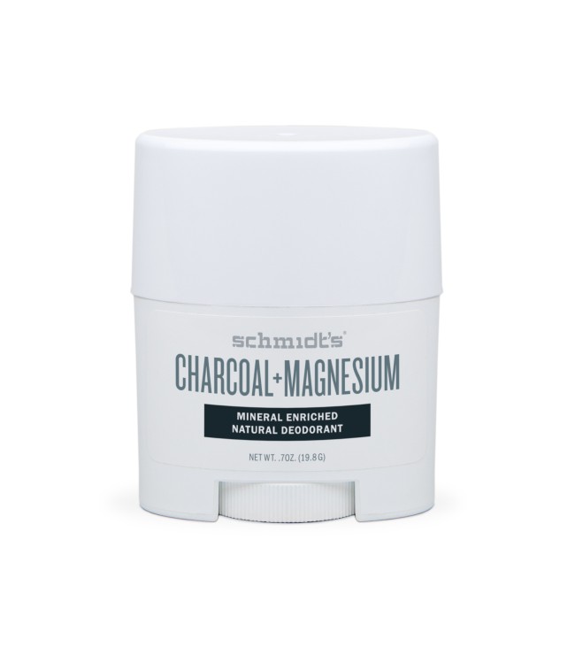 Schmidt's Naturals Charcoal Magnesium Deodorant Stick - Travel Size