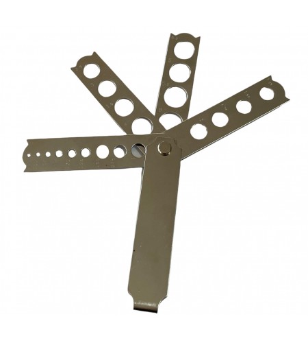 Diamond gauge with different holes  ...