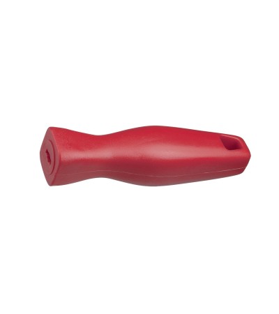 Dick file handle plastic, red, length 100 mm