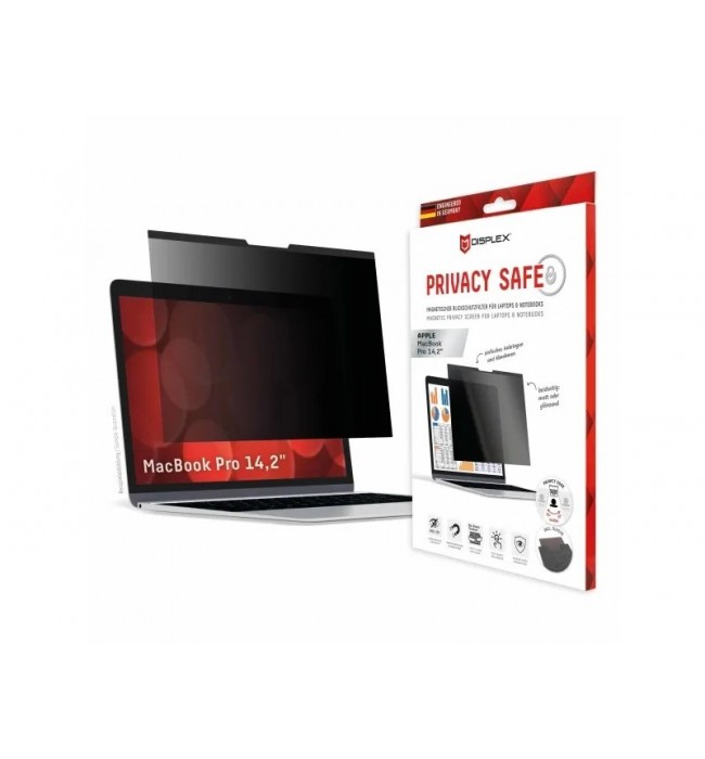 Displex privacy safe magnetic screen for Apple MacBook Pro 14.2 inch laptops and notebooks
