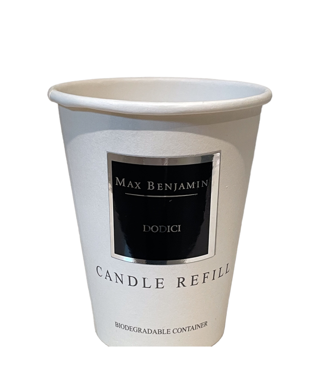 Dodici Luxury Natural Candle Refill Max Benjamin