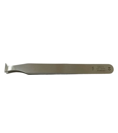 Dumont carbon steel tweezer type 15A, for cutting hairsprings 115 mm