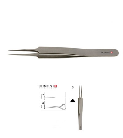 Dumont Dumoxel #5 antimagnetic tweezers 110 mm