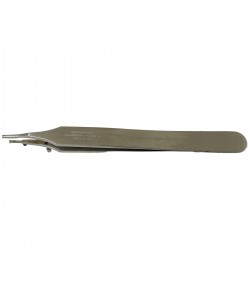 Dumont tweezer Type 9/0, for Breguet hairsprings spirals, stainless steel-carbon, 110 mm