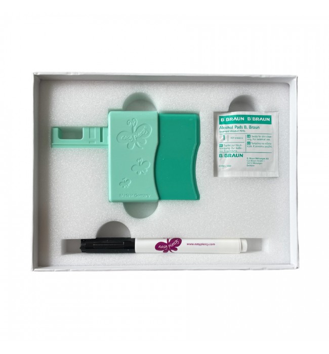 Easy Piercy Comfort ear piercing instrument made of antibacterial material