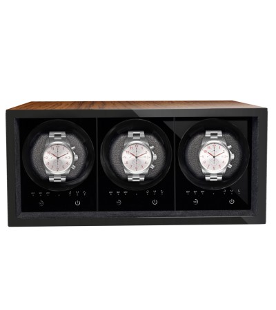 Elegant Boxy BLDC Safe 03 watch winder for 3 watches