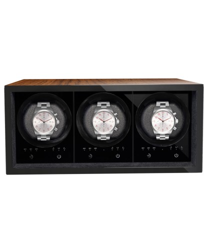 Elegant Boxy BLDC Safe 03 watch winder for 3 watches