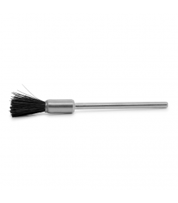 End brush, Chungking bristles, black, Ø 5 x 8 mm, HP-shank