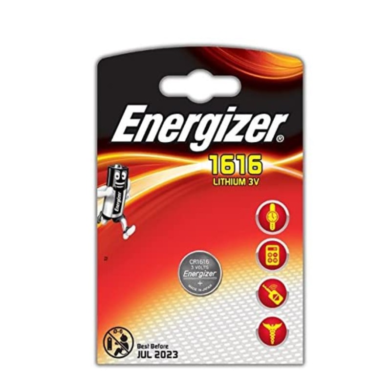 Литиева монетна батерия Energizer CR1616 3V Литиева монетна батерия Energizer CR1616 3V