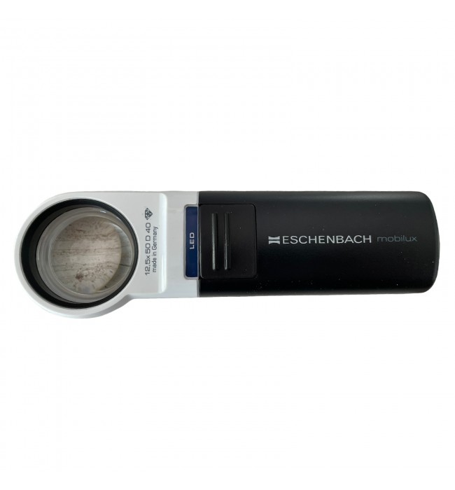 Eschenbach handheld magnifier loupe incl. LED lighting x12.5